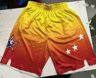 Men%27s 2023 All Star Orange Game Swingman Hot Press Shorts->atlanta hawks->NBA Jersey